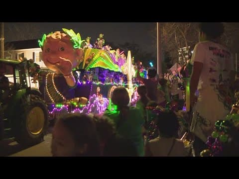 Endymions Mascot 'Endy' float in Krewe of Endymion