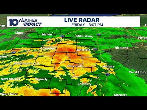 LIVE RADAR: Remnants of Helene move through central Ohio