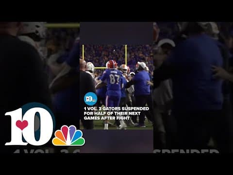 Tennessee, Florida players suspended after fight