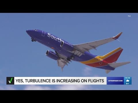 Here's why turbulence is increasing on airline flights
