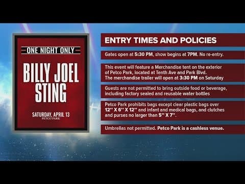 Billy Joel and Sting at Petco Park | What you need to know before you go