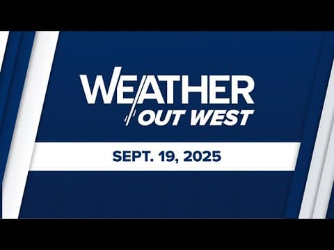 Weather Out West