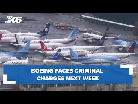 Boeing expected to face criminal charges for Max crashes next week