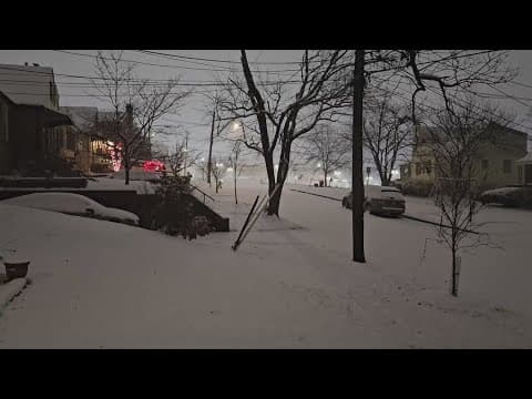 Significant snow falls in the DMV Monday