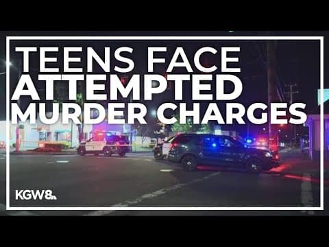 Teenagers face attempted murder charges after shooting in Northeast Portland