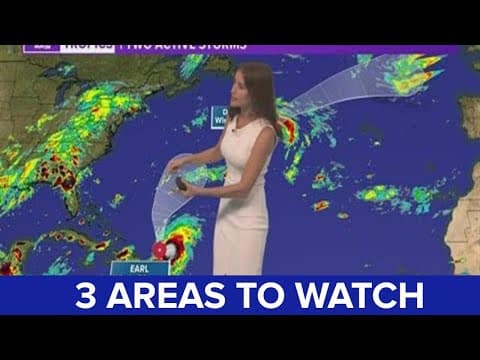 Sunday night tropical update: Two storms, one wave in Atlantic