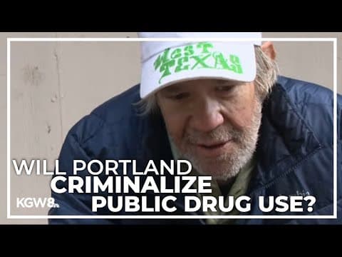 Portland mayor plans to propose criminalizing public drug use