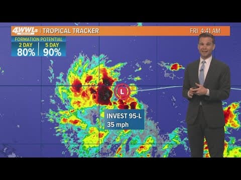 Friday 6 AM Tropical Update: Could Invest 95 become a hurricane?
