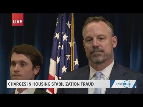 Acting U.S. Attorney Joe Thomspon details charges in housing stabilization fraud investigation