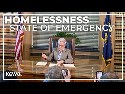 Gov. Tina Kotek declares homelessness state of emergency on first full day in office