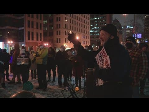 Vigil held outside Ohio Statehouse 1 year after Capital insurrection