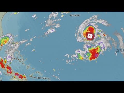 Hurricane Gabrielle strengthens in the Atlantic