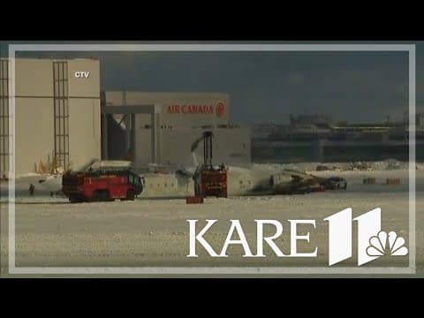 Audio: Minneapolis plane crashes in Toronto