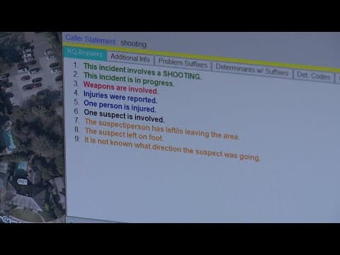 OPCD demonstrated how dispatchers categorize and respond to 911 calls