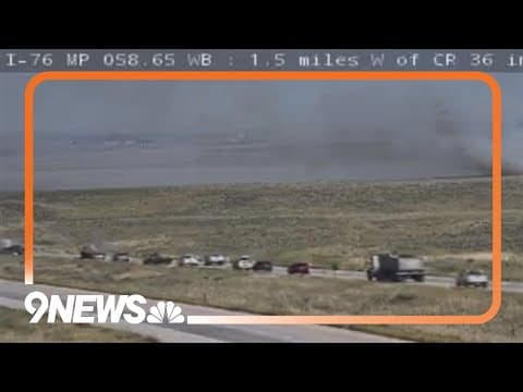 I-76 closed near Wiggins due to fire