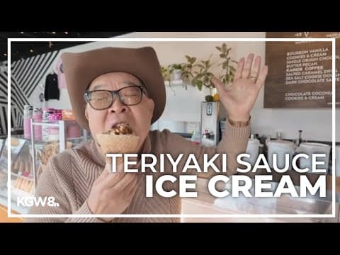 Portland ice cream shop serves teriyaki sauce ice cream