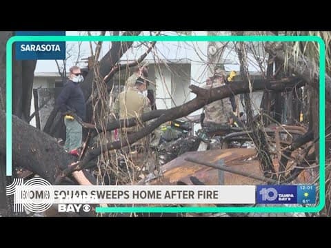 Bomb squad continues cleaning veteran's home in Sarasota after fire