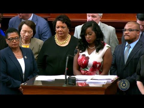 Wilmer Hutchins High School shooting: Moment of silence held on Texas House floor