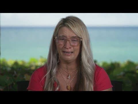 Widow of actor and surfer who was killed in a shark attack speaks