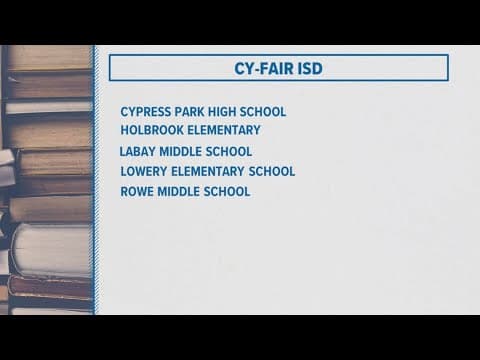 Houston storm aftermath: Schools that remain closed Wednesday, May 22