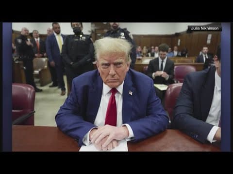 Trump fined $1,000 for gag order violation in hush money case as judge warns of possible jail time