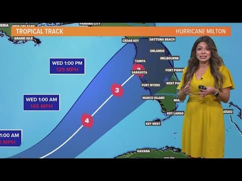 Hurricane Milton gathers strength, expected to hit Florida as a Category 4 storm