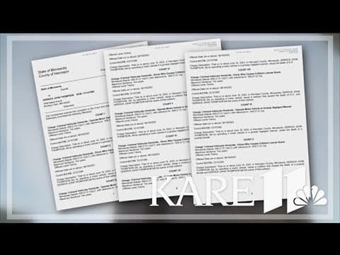 Derrick Thompson charged with 10 counts of criminal vehicular homicide