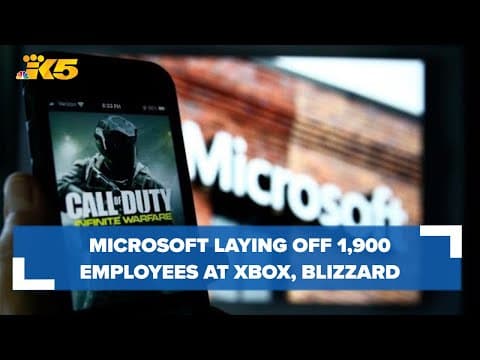 Microsoft to lay off 1,900 employees at Xbox, Activision Blizzard