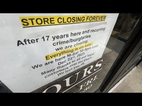 Smash-and-grab burglary surveillance video from Rockville jewelry store