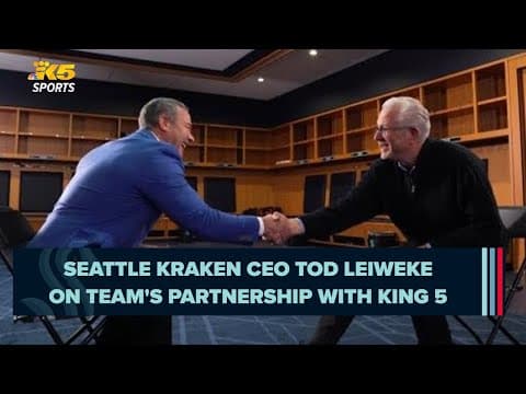 Extended interview: Seattle Kraken CEO Tod Leiweke on the team's partnership with KING 5