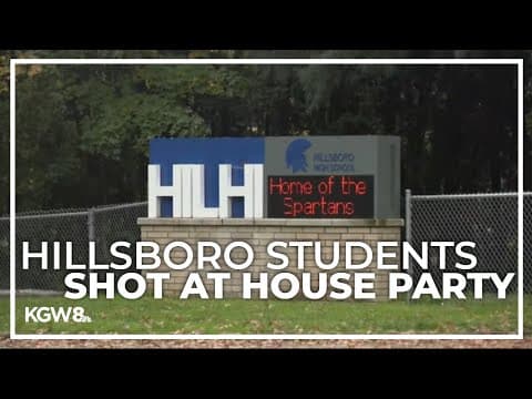 Hillsboro School District student killed; another injured at house party