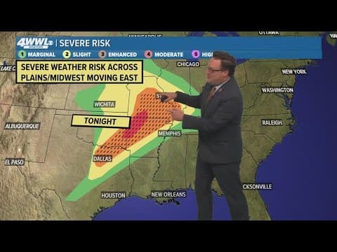 New Orleans Weather: Not looking too dry behind a cold front Wednesday