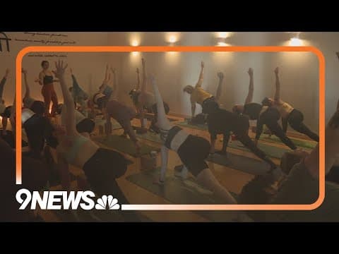 Hot yoga warms up Denverites on a cold day