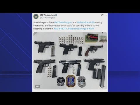 White House claims arrest stopped potential school shooting