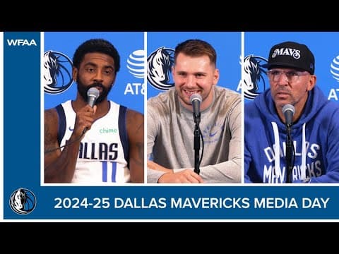 2024-25 Dallas Mavericks Media Day | Full press conferences and interviews