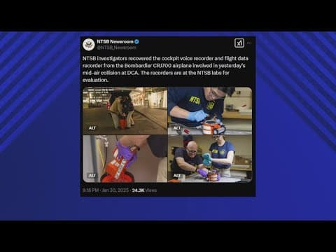 NTSB analyzes black boxes of plane, helicopter after mid-air collision