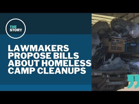 Oregon lawmakers will consider bills to address waste, property from homeless camps