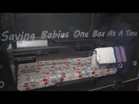 First ‘Safe Haven Baby Box’ in Southeast Texas revealed at fire station in The Woodlands