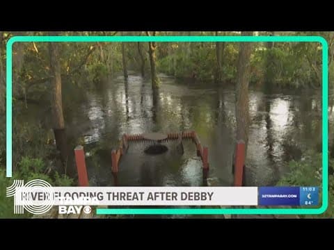 Rivers keep rising after Hurricane Debby, continuing flood threat