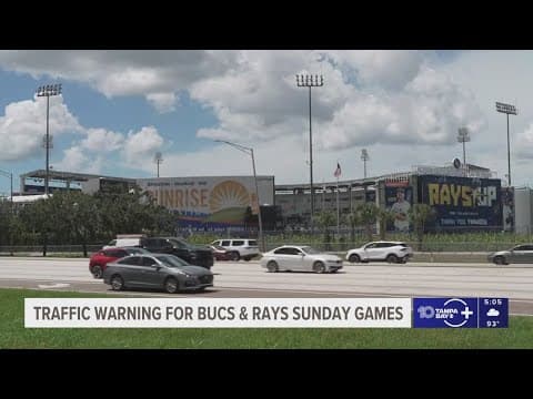 Fans could face parking challenge with Buccaneers and Rays playing on the same day