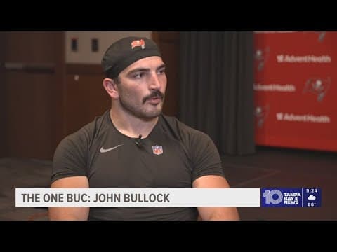 Bucs' John Bullock talks journey to the NFL, being on the field alongside Lavonte David