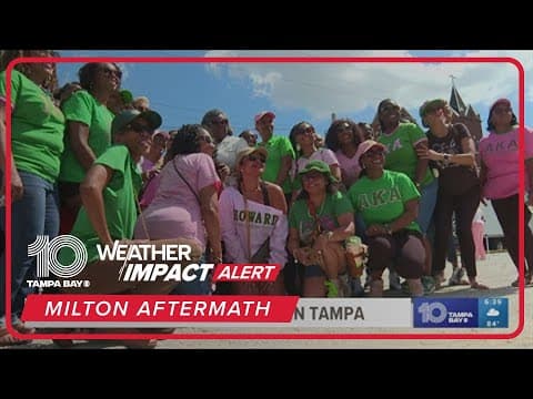Feed Tampa Bay volunteers serve hot meals for victims of Hurricane Milton