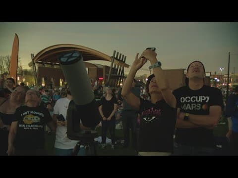 Hoosiers celebrate the Total Solar Eclipse across central Indiana I 4pm team coverage