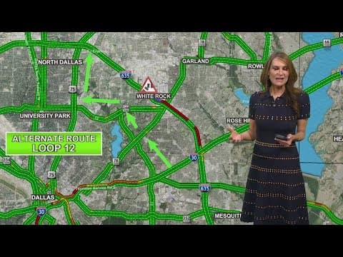 Traffic Alert: Crash closes portions of I-635, here's how to get around the crash