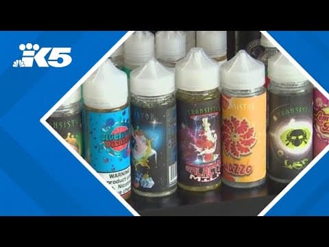 Washington bill looks to ban flavored vapes, tobacco products