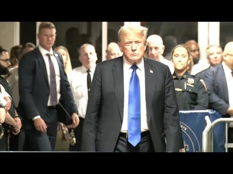 Former President Donald Trump speaks after guilty verdicts in hush money trial