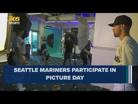 Catching up with the Seattle Mariners during photo day