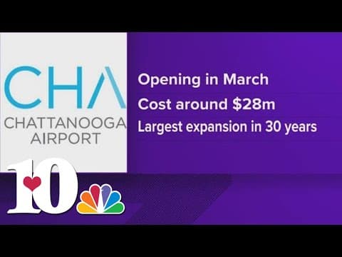The Chattanooga Airport is opening a new terminal
