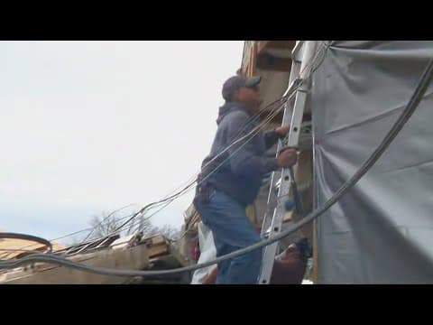 Hail and severe storms caused damage in Ellis County Saturday morning