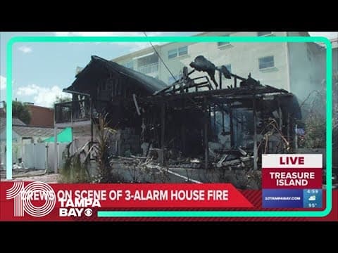 House fire at Treasure Island is under control, officials say